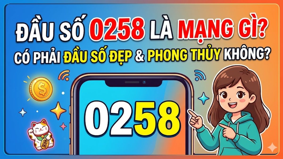 Đầu số 0258 là mạng gì? Có phải đầu số đẹp, phong thủy không?